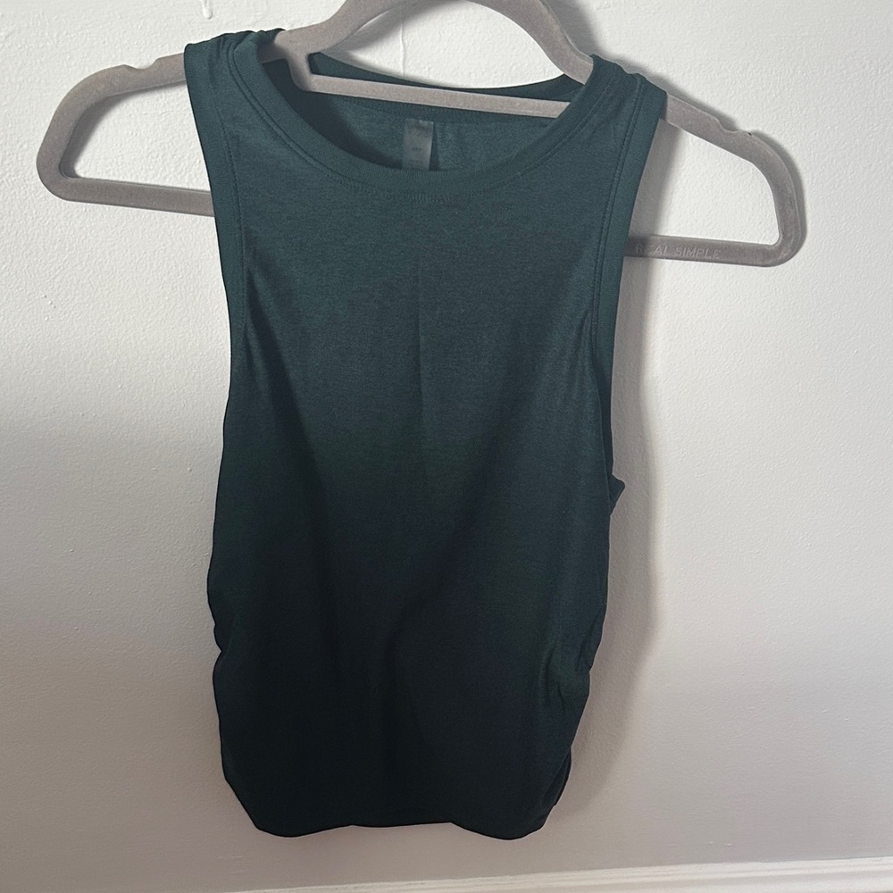 Beyond Yoga Cypress Spacedye Ruched Top Size S